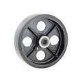 Casters Wheels & Industrial Handling Global Industrial„¢ 5" x 1-1/2" Mold-On Rubber Wheel - Axle Size 1/2" 748603A